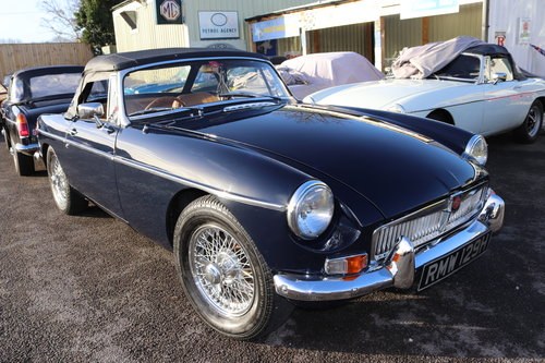 1970 MGB HERITAGE SHELL IN MIDNIGHT BLUE SOLD