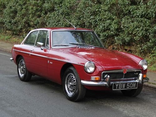 1973 MGBT V8 - 1st factory V8 commissioned, matching no's SOLD