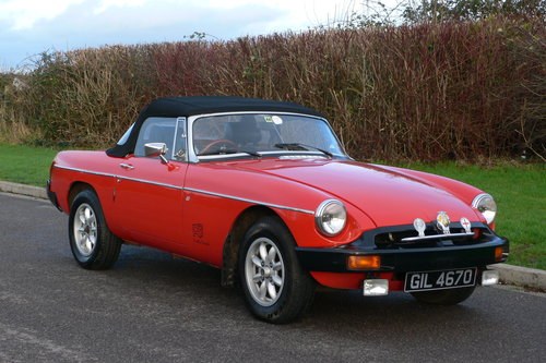 1976 MG B Roadster For Sale by Auction