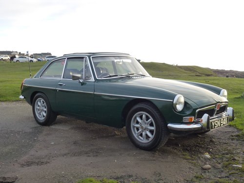 MGB GT 1971 MK2 Great Example with Webasto roof For Sale