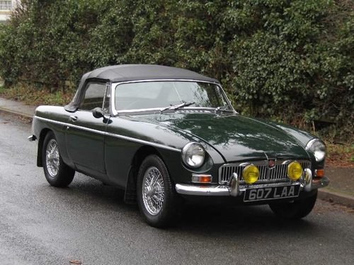 1964 MGB Roadster, Pull Handle, Overdrive, CWW For Sale