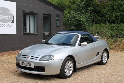 2003  MGTF 115, SILVER WITH BLUE HOOD, 67,000 MILES In vendita