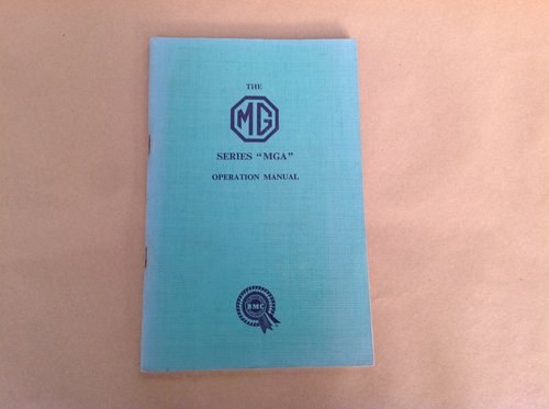 MGA Handbook - Original SOLD