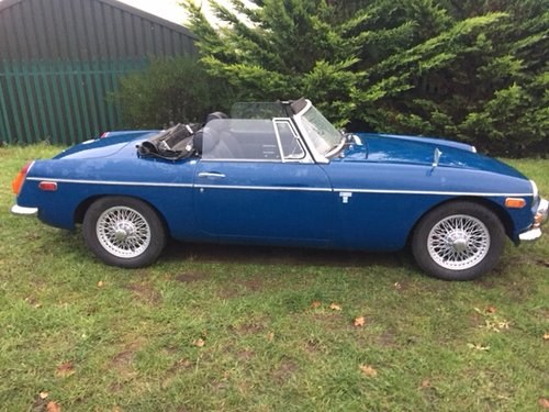 1971 MG ROADSTER 48000 MILES LEFT HAND DRIVE  SOLD