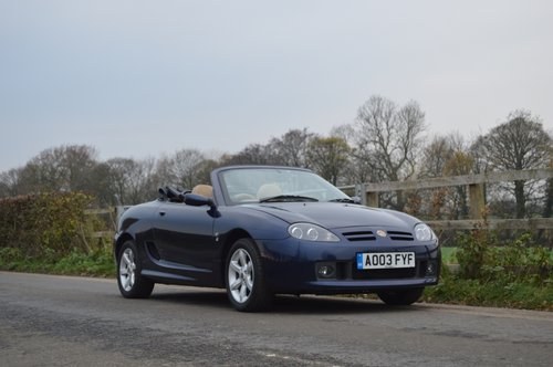 2003 MG TF 135 - Full leather, history, c.£9k invoices SOLD