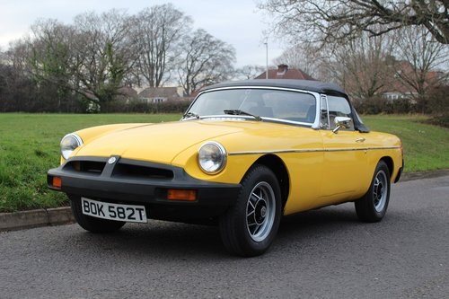 MG B Roadster 1978 - To be auctioned 25-01-19 For Sale by Auction