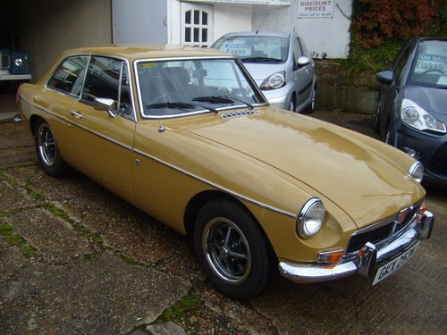 1974 MGB GT Chrome bumper, 50,785 miles with extensive history In vendita