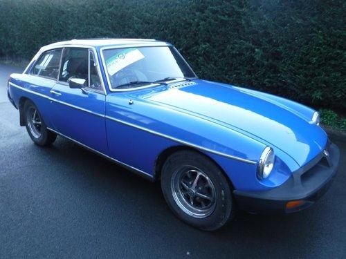 **FEB AUCTION** 1977 MG B GT For Sale by Auction