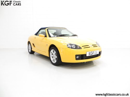 2004 A Rare Trophy Yellow MG TF 135 with Just 16,470 Miles VENDUTO