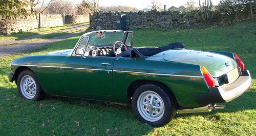 MGB Roadster 1977, tax and mot exempt. For Sale