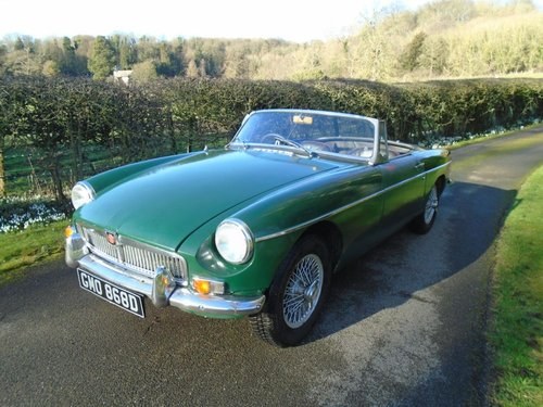 1965 MGB Roadster with Overdrive SOLD