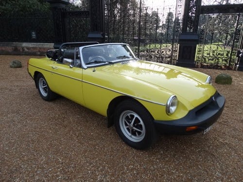 1981 MGB ROADSTER ONLY 14,000 MILES For Sale