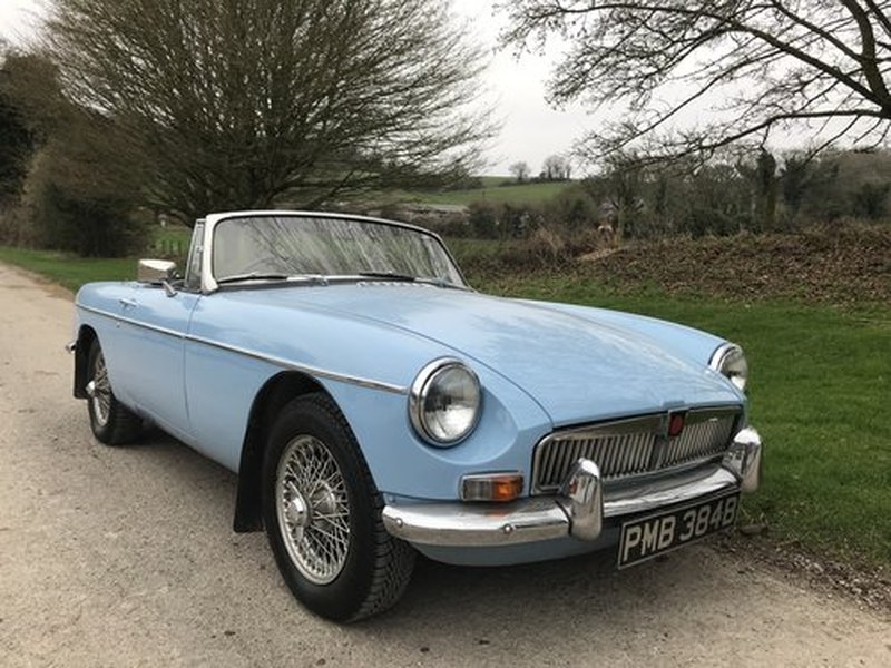 1964 MGB Roadster Mk1 - Iris Blue - many upgrades