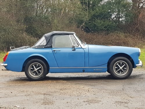 MG Midget 1275cc, 1972, Powder Blue In vendita