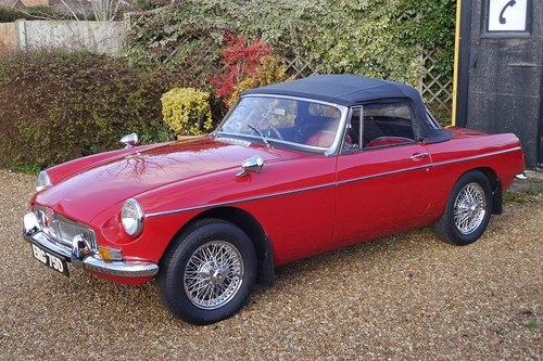 MGB Roadster Mk1 1966 Extensive History For Sale