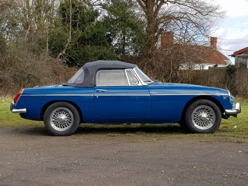 MG B Roadster, 1972, Teal Blue SOLD