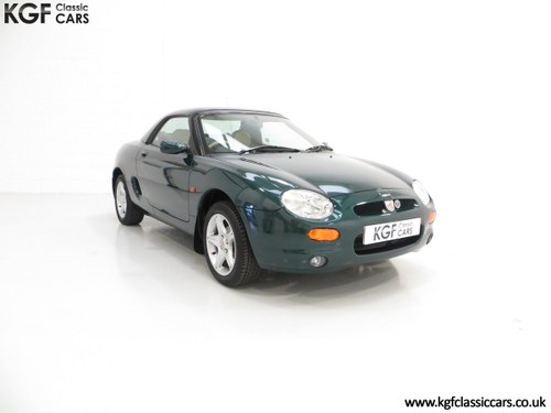 1998 An astonishing one owner MGF 1.8i VVC with just 5,136 miles SOLD