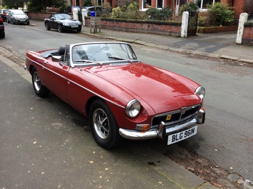 1974 MGB Late Chrome Bumper Roadster For Sale