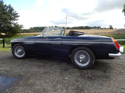 1971 MGB Roadster in Midnight Blue SOLD
