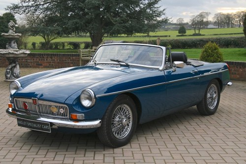 1973/L MGB 1.8 ROADSTER MANUAL WITH OVERDRIVE For Sale