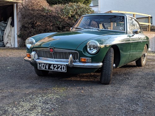 MGB GT Mk1 1966 British Racing Green For Sale