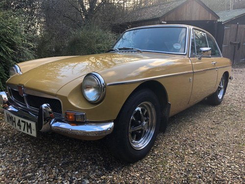 1973 MGB GT Last of original Chrome Bumpers SOLD
