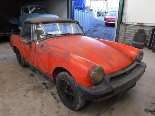 **MARCH AUCTION**1979 MG Midget 72 MILES FROM NEW. For Sale by Auction