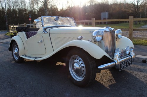 1953 MG TD MK11 C (Competition)  Very Rare TD SOLD