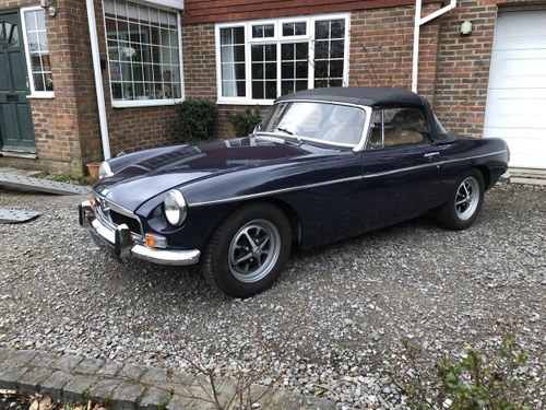 1972 MGB ROADSTER  BLUE , BEAUTIFUL CAR FROM HCC For Sale