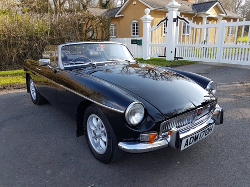 1970 MGB Roadster black, alloys wheels, Heritage Shell  SOLD