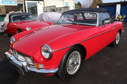 1968 MGB HERITAGE SHELL, Tartan red. For Sale