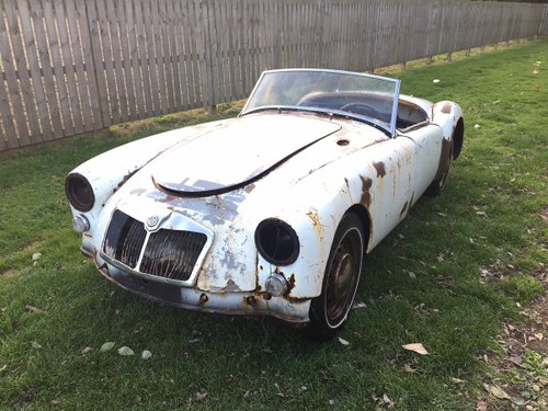 1960 MGA LHD Convertible for restoration For Sale
