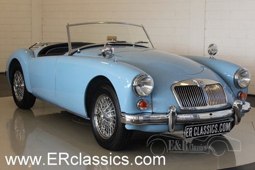 MGA 1961 Iris Blue restored 5-speed gearbox For Sale