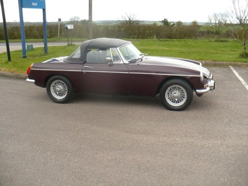 mgb roadster 1978 low mileage 49000 SOLD
