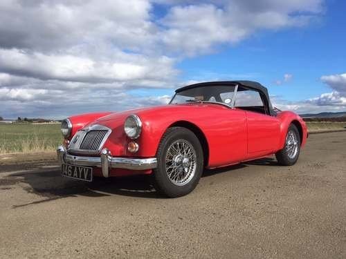 1960 MG A at Morris Leslie Classic Vehicle Auction 25th May In vendita all'asta