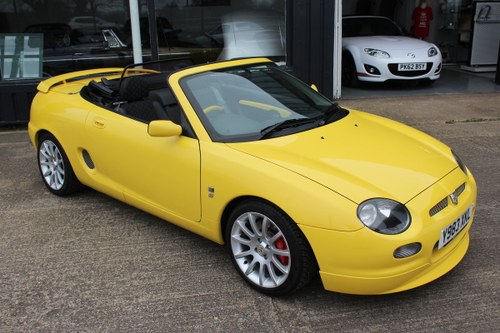 2001 MGF TROPHY 160, ONLY 6000 MILES FROM NEW!! SOLD