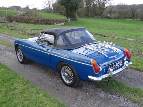 1970 Lovely original MGB Roadster, overdrive, last owner 20 years For Sale