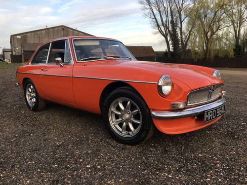 1972 LHD MG BGT - Chrome Bumper - Delivery Possible SOLD