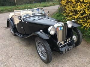 MG TC 1947 Finished in black SOLD