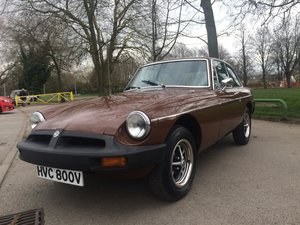 1979 MG BGT Sport 1.8 With Extensive History File In vendita
