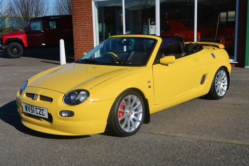 2001 MG MGF Trophy VVC 160 Convertible  SOLD