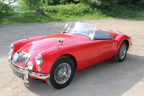 1960 Fully Restored Chariot Red MGA 1600cc Roadster In vendita