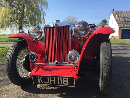 1948 Factory Condition MG TC SOLD