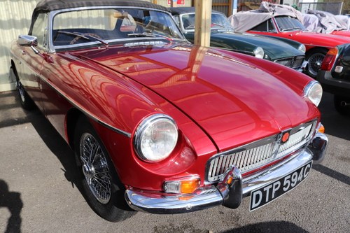 1965 MGB Roadster, nightfire red, full rebuild 2017 For Sale