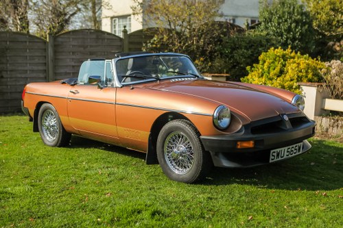 1981 MGB LE Roadster - Original/Only 40000 mls - on The Market For Sale by Auction
