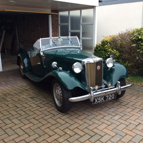 1953 MG TD in BRG SOLD