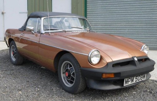 1981 MGB Roadster LE Limited Edition SOLD