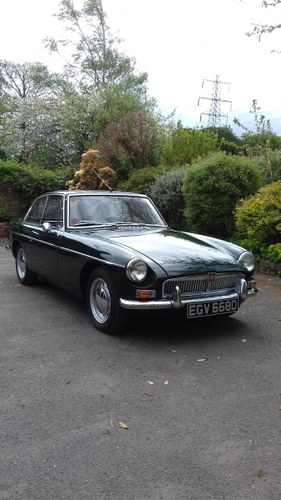 Very Low Mileage 1966 MGB GT  SOLD