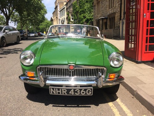MGB Roadster, 1968, low mileage, top condition For Sale