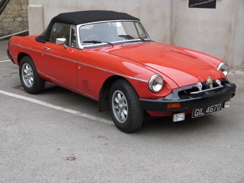 1976 MGB Roadster with Oselli tuned engine For Sale by Auction